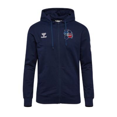 Cotton Hoodie marin